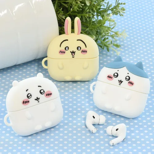 Vista 6 de Gourmandise CK-07B Chiikawa AirPods Pro (2nd Generation) / AirPods Pro Compatible, Silicone Case