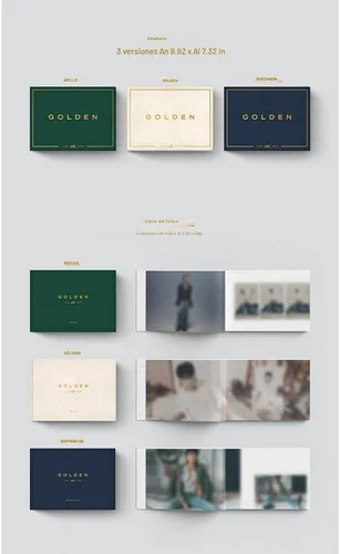 Vista 3 de BTS JUNGKOOK GOLDEN 1er álbum en solitario (SOLID)