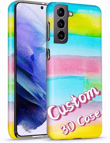 Vista 3 de Funda de plástico duro 3D para teléfono compatible con OPPO R17 Find X2 X3 F17 F17 F9 A72 Reno 8 7 6 Realme 8 Pro, personaliza imagen delgada y dura