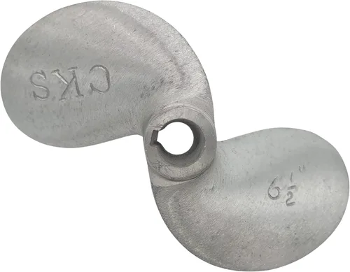 Vista 4 de SANAR Aluminum Propeller for Longtail Mud Motor Long Tail Boat - Keyed Tapered Shaft
