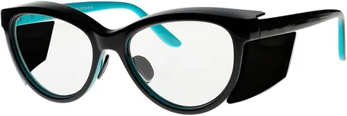 Vista 8 de Gafas de seguridad contra la radiación en elegante montura de ojo de gato para mujer con lentes reductores de radiación pb de 0.030 in.