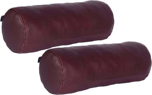 Vista 4 de D DOLLY LAMB Funda de almohada redonda con cilindro cervical Diseño ergonómico para cabeza, cuello, espalda y piernas, ideal para soporte