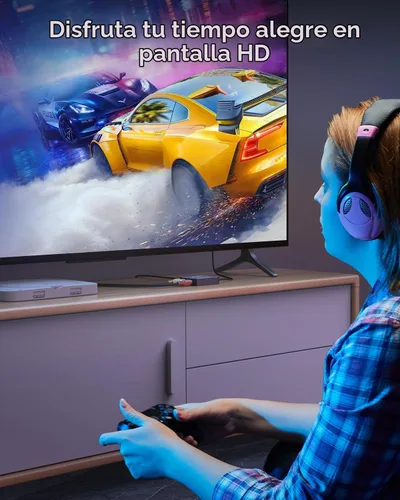 Vista 7 de ABLEWE RCA a HDMI, Convertidor de AV a HDMI, Adaptador convertidor de audio y video de 1080P Mini RCA Compuesto CVBS Compatible con PAL/NTSC