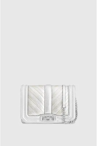 Vista 2 de Rebecca Minkoff Chevron Quilted Love Crossbody