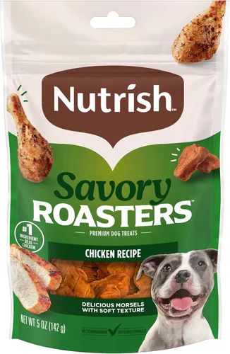Vista 10 de Nutrish Savory Roasters - Golosinas de pollo para perros, relleno para calcetines de perro, bolsa de 30 onzas (Rachael Ray)
