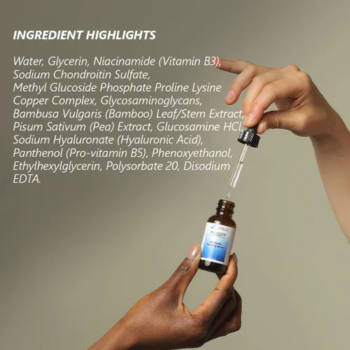 Vista 2 de Suero facial de ácido hialurónico sin aguja, suero facial para arrugas, suero de niacinamida antienvejecimiento, de grado profesional, líneas finas