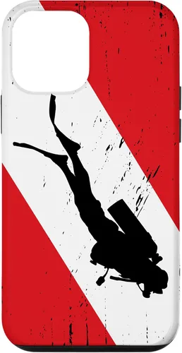 Vista 14 de Funda de buceo para iPhone 17, regalos de buceo, diseño vintage de buceo