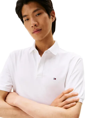 Vista 2 de Tommy Hilfiger - Camisa polo de manga corta para hombre, en ajuste clásico, de algodón piqué