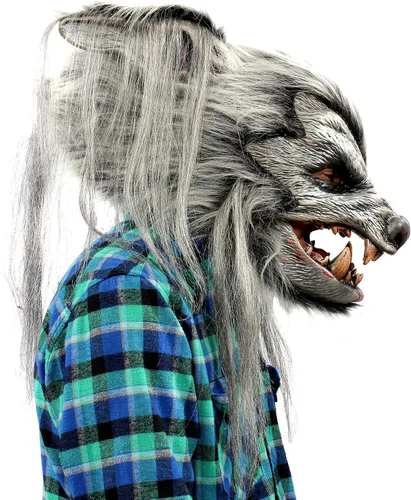 Vista 3 de Zagone Studios - Máscara de lobo hombre lobo