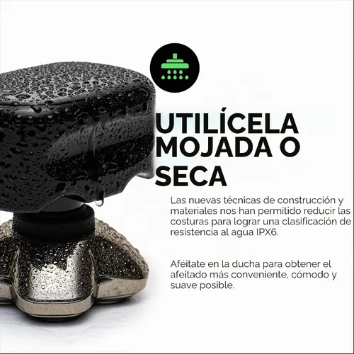 Vista 6 de Skull Shaver - Afeitadora Palm MX5 para cabeza y cara - Afeitado suave