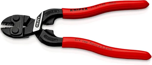 Vista 2 de KNIPEX 71 31 160 SB Cobolt S Cortadores de pernos compactos recubierto de plástico negro atramentized 6.299 in