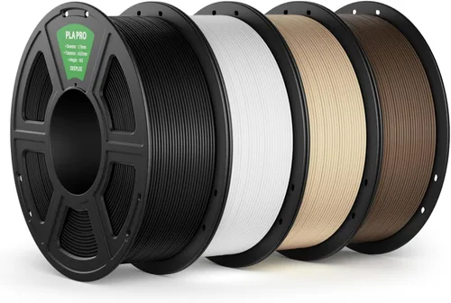 Vista 15 de PLA PRO - Filamento de impresión 3D de 0.07 in, 8.8 lbs, negro/rojo/amarillo/azul Refine Surface, Stronger Toughness, PLA Filament Dimensional