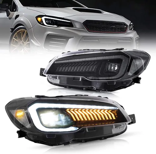 Vista 10 de VLAND Faros delanteros LED compatibles con Impreza Outback Sport 2008-2011, Impreza WRX 2008-2014 (no compatible con modelos con AFS/SRH) con Para