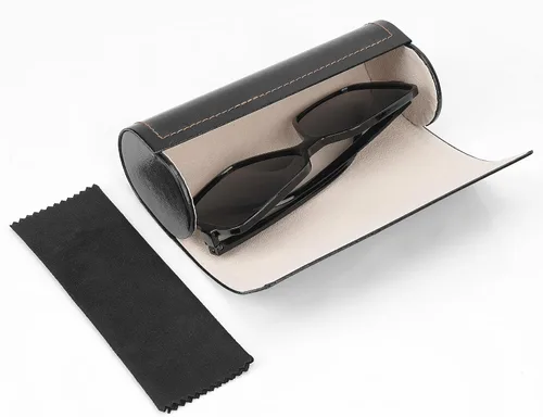 Vista 4 de Linkidea Extra Large Hard Shell Sunglasses Case Compatible with Rayban Square-Round ShapedVarious RayBan Models