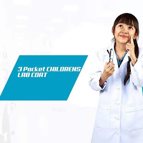 Vista 4 de M&M SCRUBS Abrigo de laboratorio para niños, paquete múltiple, abrigos de laboratorio para niños a granel 12pk blanco