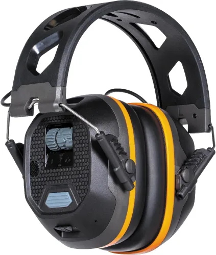 Vista 11 de KLEIN TOOLS AESEM1S Smart Sense - Orejeras electrónicas de protección auditiva de seguridad con Bluetooth y conciencia de la situación, NRR 23dB, 25