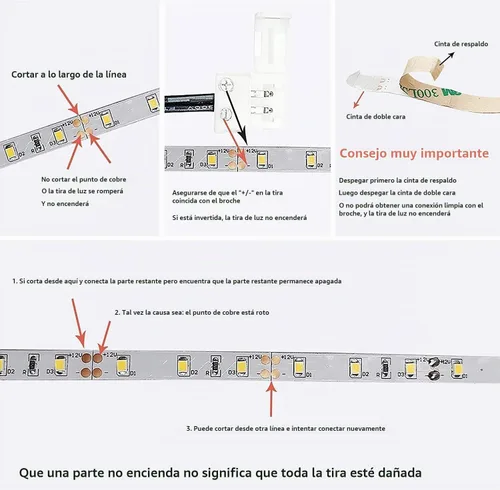 Vista 6 de Sensky Kit de iluminación de gabinete de 19.7 pies/19.7 ft, kit de tiras de luces LED flexibles con interruptor de sensor de gabinete, adaptador