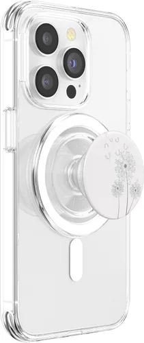 Vista 3 de Boceto vintage de diente de león para amantes de las flores PopSockets PopGrip: agarre intercambiable para teléfonos y tabletas PopSockets MagSafe