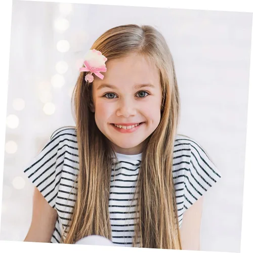 Vista 7 de FRCOLOR Preciosa horquilla de gato con lazo para el pelo para niñas, accesorios Kawaii para cosplay, fiestas de cumpleaños y festivales, diseño