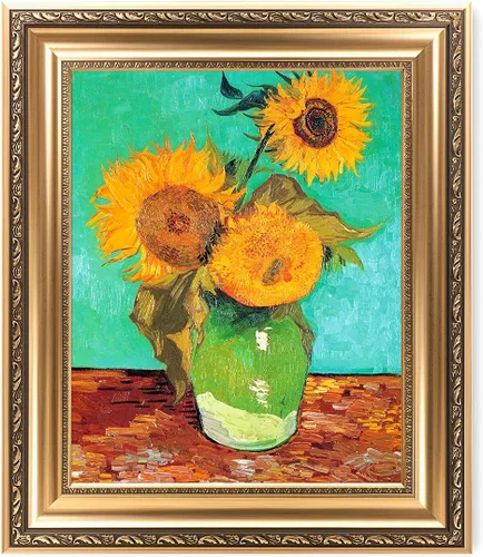 Vista 41 de IPIC - Campo de trigo con cuervos, reproducción artística de Vincent Van Gogh. Lienzo de giclée para decoración del hogar 10#F (20 x 16)