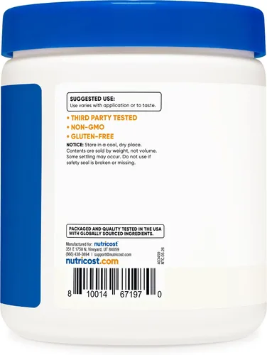 Vista 3 de Nutricost Polvo de ácido málico de 1 libra, sin gluten, sin OMG (16.01 oz)