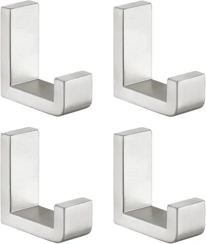 Vista 18 de Gancho Simple de Ángulo para Toalla de Baño, Gancho de Pared para Abrigatos de Ducha de Acero Inoxidable SUS 304, Perchero para Bata de Baño, Dorado
