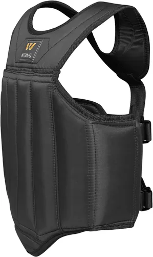 Vista 2 de Wesing - Protector de pecho para artes marciales Muay Thai, boxeo y MMA