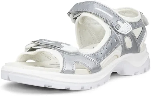 Vista 51 de ECCO Yucatan, sandalia deportiva para mujer Aire/Nubuck azul polvoriento