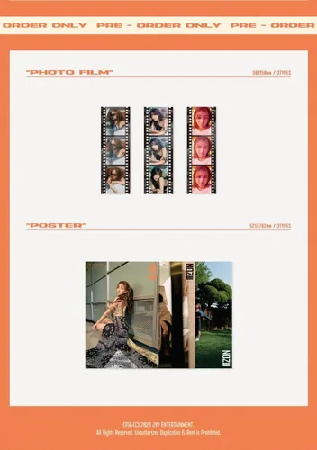 Vista 6 de [EXCLUSIVE POB] JIHYO TWICE - Álbum ZONA+Beneficio de Pre-Orden+Póster Plegado (Planta MÚsica (3 vers. SET : 3 tarjetas Fotográficas))