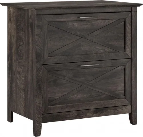 Vista 15 de Bush Furniture Key West – Archivador lateral con 2 cajones, color cereza