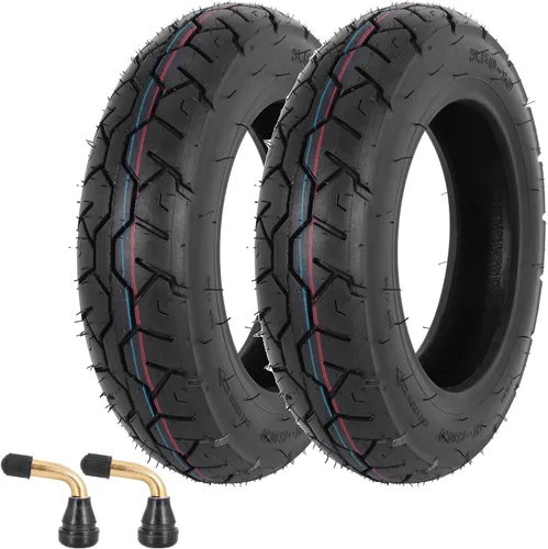 Vista 8 de 3.50-10 Neumático para scooter, 3.50-10 Neumático sin cámara todo terreno para reemplazo delantero/trasero en scooters y motos con llantas de 10 1
