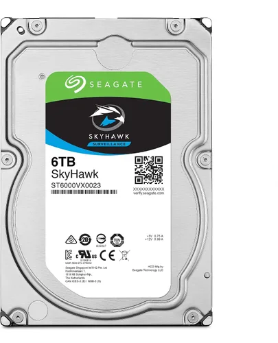 Vista 2 de Seagate SkyHawk - Disco duro interno de vigilancia de 6 TB – 3.5 pulgadas SATA 6GB/s 256MB caché para sistema de cámara de seguridad DVR NVR
