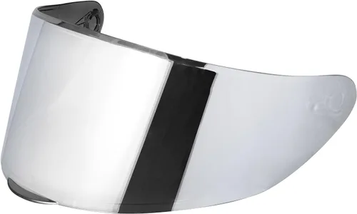 Vista 5 de Casco de motocicleta de cara completa WS-607 aprobado por DOT para adultos, con visera transparente/negro/plateado cromado (BB negro plano, L)