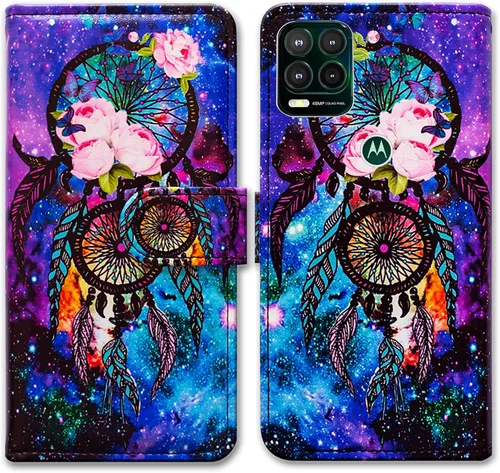 Vista 21 de Bcov Funda para Moto G Stylus 5G (no compatible con G Stylus 4G), funda de cuero con tapa y ranura para tarjetas y soporte para Motorola Moto G