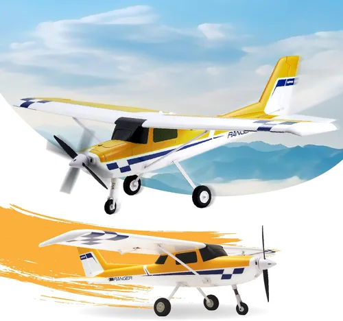 Vista 8 de Aviones Fms RC para Adultos Principiantes 1220mm Ranger Avión de Control Remoto con Reflex Green Aviones de Hobby RC PNP