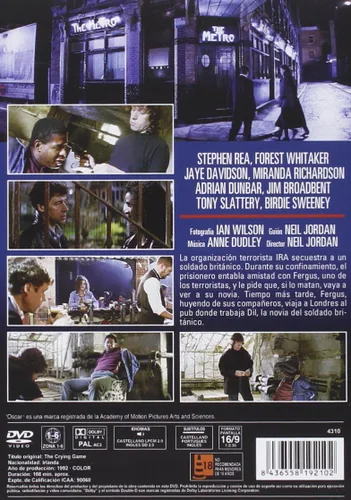 Vista 2 de Juego de Lágrimas DVD 1992 The Crying Game