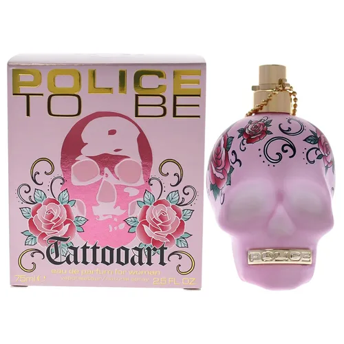 Vista 3 de POLICE To Be Tattooart For Woman - Fragancia para mujer - Aroma floral afrutado de gourmand - sándalo cremoso y un acuerdo de malvavisco dulce