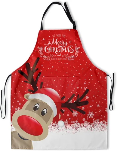 Vista 8 de Delantales para mujeres y hombres, delantal impermeable con 2 bolsillos, para peluquero, chef, cocinar, asar, accesorios de cocina, 28 x 33 pulgadas