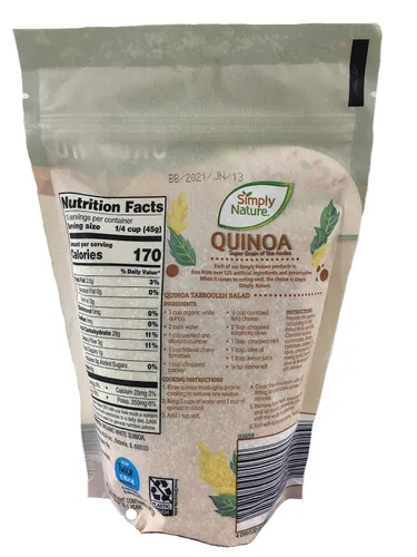 Vista 2 de Simply Nature Quinoa orgánica sin OMG