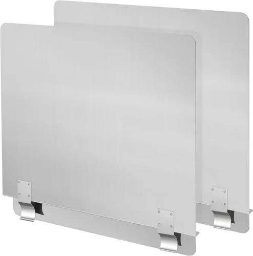 Vista 9 de Ferraycle 2 Paquetes Protector contra Salpicaduras de Acero Inoxidable para Freidora Protector contra Salpicaduras y Derrames Comercial para Estufa
