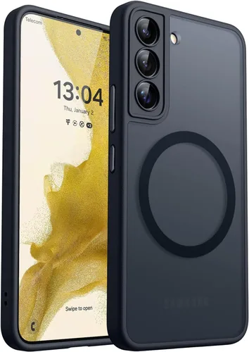 Vista 17 de CANSHN Funda diseñada para Samsung Galaxy A16-5G [protección completa de la cámara] [compatible con Magsafe] funda protectora trasera translúcida