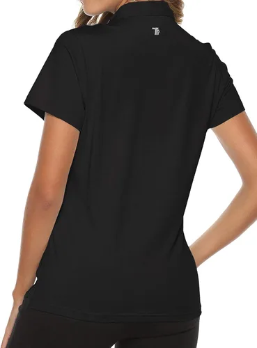 Vista 3 de MoFiz Camisas de golf de manga corta que absorben la humedad