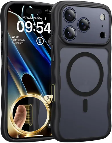 Vista 24 de TAURI Funda para iPhone 16 para mujeres y niñas, con control de cámara, [compatible con Masafe], funda Wave para iPhone 16 de 6.1 pulgadas