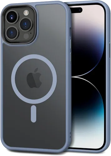 Vista 14 de CACOE Funda magnética para iPhone 12 y iPhone 12 Pro de 6.1 pulgadas - Compatible con MagSafe y soporte magnético para teléfono en el automóvil,