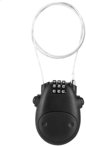 Vista 2 de Sonew Bloqueo de contraseña de combinación de código de 3 dígitos para cochecito Cochecito Bloqueo de seguridad con contraseña (negro)