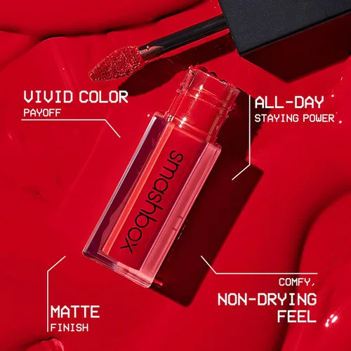 Vista 5 de Smashbox Always On Lápiz Labial Líquido Mate de Larga Duración, De Larga Duración, Resistente al Agua + No Reseca
