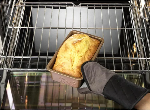 Vista 6 de GoodCook BestBake - Molde para pan de acero al carbono texturizado antiadherente, 9 x 5 pulgadas, bronce