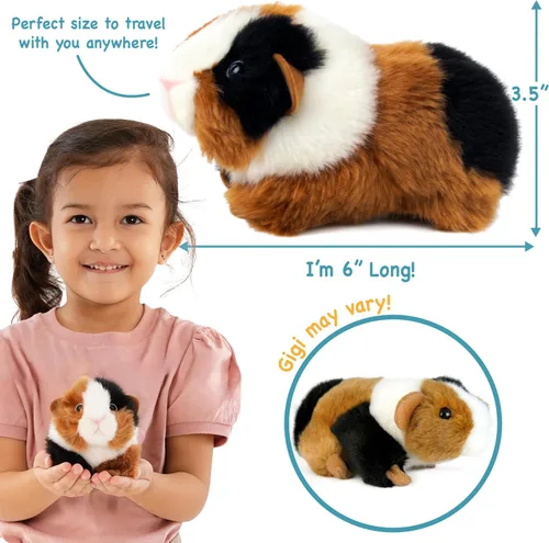 Vista 4 de TigerHart Gigi The Guinea Pig - Peluche de 6 pulgadas