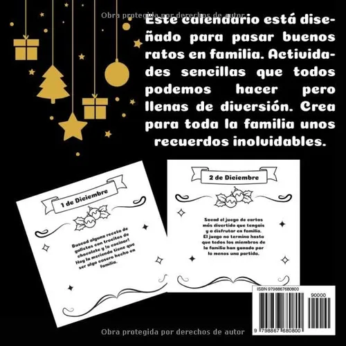 Vista 2 de Calendario de Adviento para familias Diversión asegurada! (Spanish Edition)