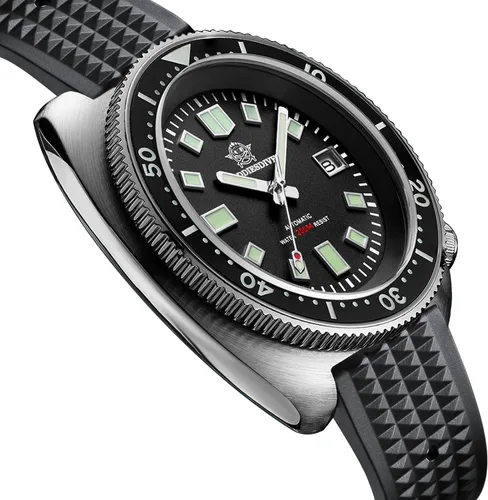 Vista 5 de ADDIESDIVE Automatic Diver 200M - Reloj mecánico luminiscente NH35A analógico de acero inoxidable